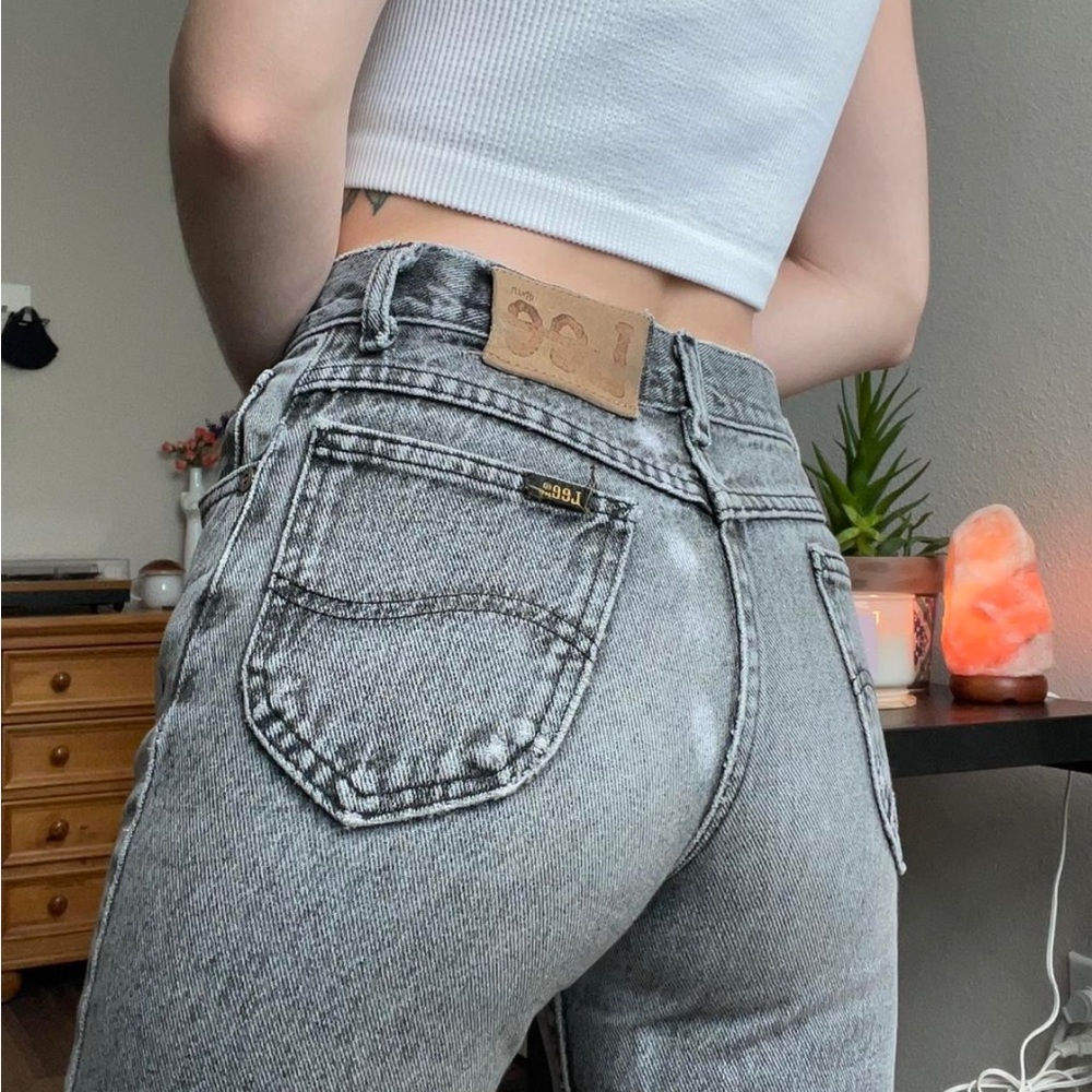 Lee Darkwash Faded Jeans